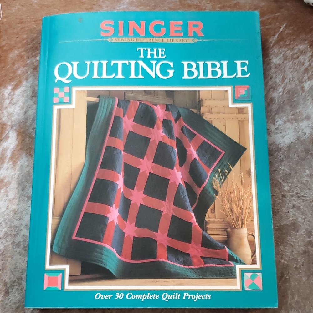 Quilting Bible with Pink and Black Quilt Patterns